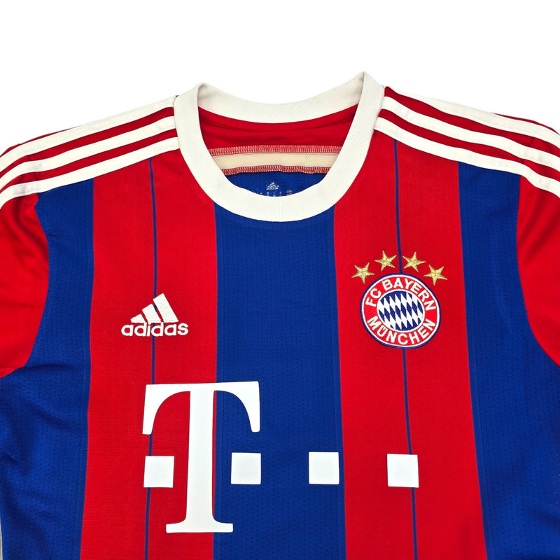 2014/15 Bayern Munich Home Football Shirt (M) Adidas #3 Alonso - Football Finery - FF204349