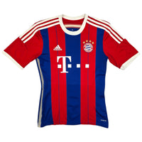 2014/15 Bayern Munich Home Football Shirt (M) Adidas #3 Alonso - Football Finery - FF204349