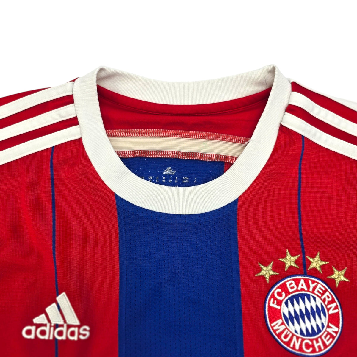 2014/15 Bayern Munich Home Football Shirt (M) Adidas #3 Alonso - Football Finery - FF204349