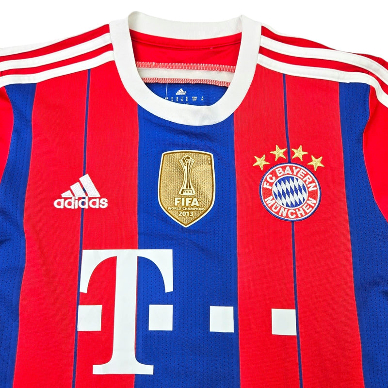 2014/15 Bayern Munich Home Football Shirt (S) Adidas #3 Alonso - Football Finery - FF203291