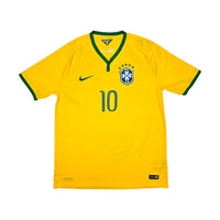 2014/15 Brazil Home Football Shirt (L) Nike #10 Neymar Jr - Football Finery - FF203879