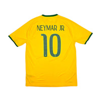 2014/15 Brazil Home Football Shirt (L) Nike #10 Neymar Jr - Football Finery - FF203879