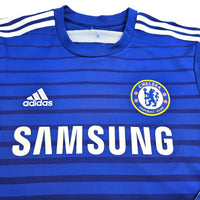 2014/15 Chelsea Home Football Shirt (M) Adidas #4 Fabregas - Football Finery - FF203693