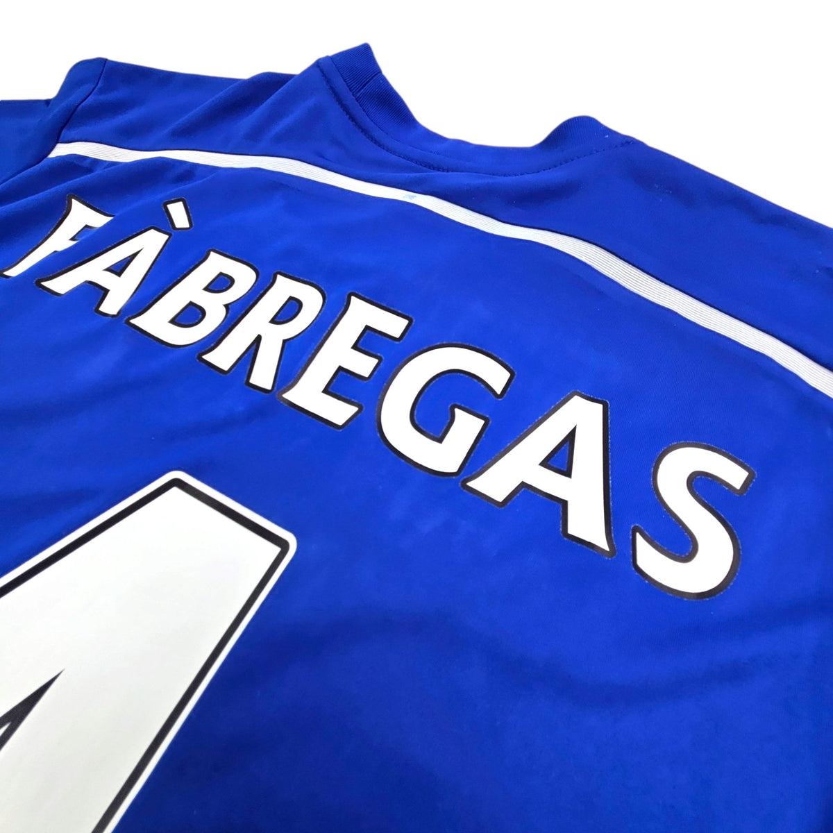 2014/15 Chelsea Home Football Shirt (M) Adidas #4 Fabregas - Football Finery - FF203693