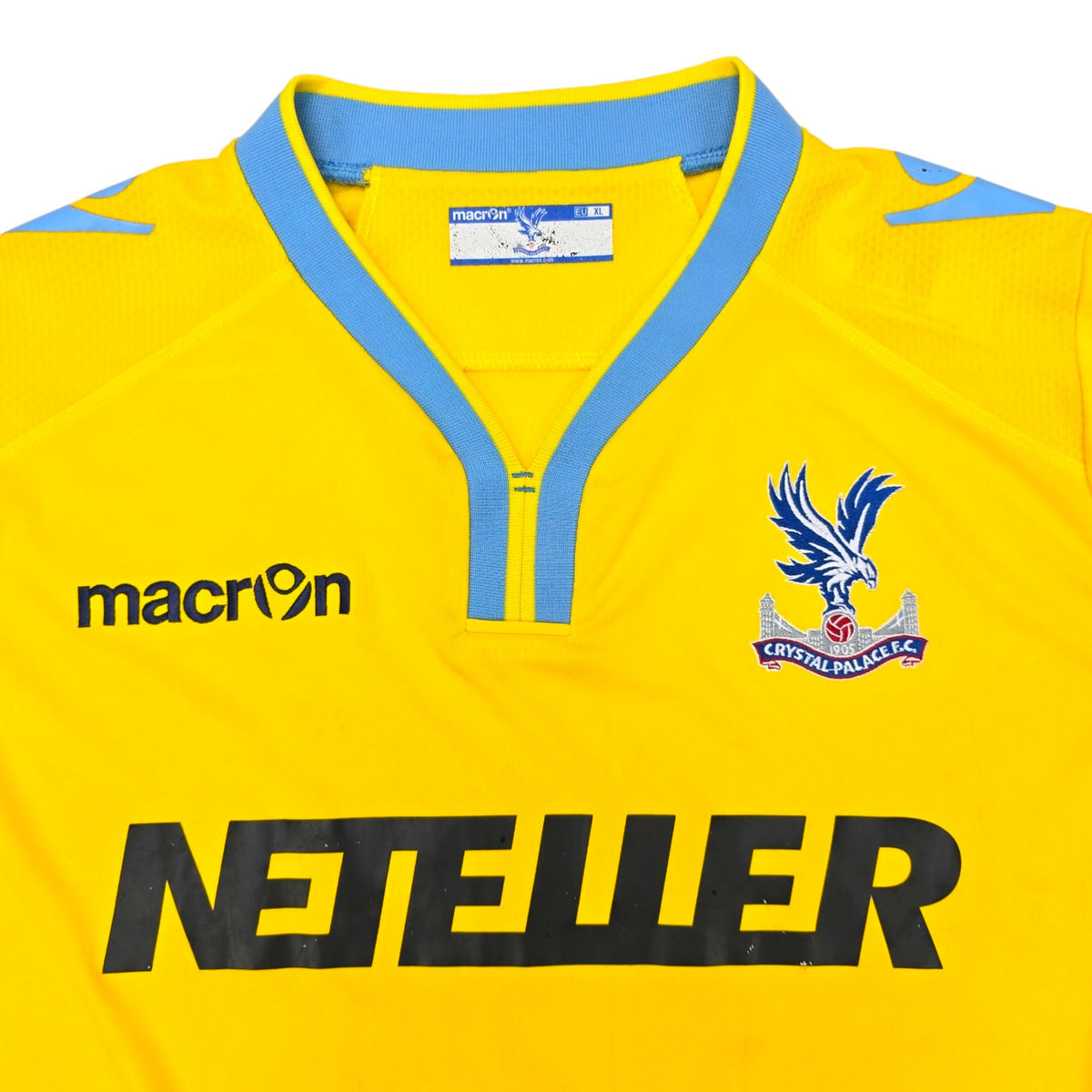 2014/15 Crystal Palace Away Football Shirt (XL) Macron #11 Zaha - Football Finery - FF203928