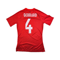 2014/15 England Away Football Shirt (S) Nike #4 Gerrard (Player Spec) - Football Finery - FF203508