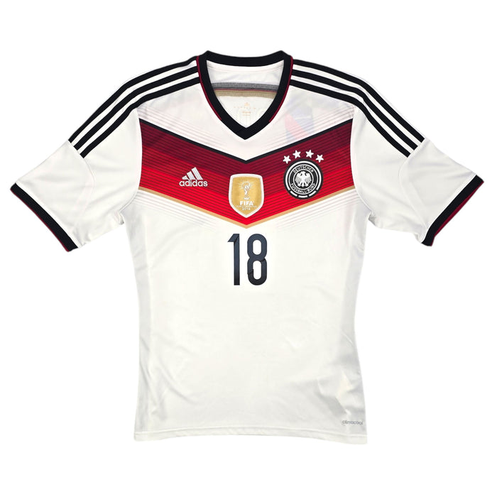 2014/15 Germany Home Football Shirt (M) Adidas #18 Kroos - Football Finery - FF204324