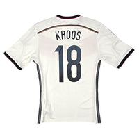 2014/15 Germany Home Football Shirt (M) Adidas #18 Kroos - Football Finery - FF204324