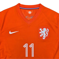 2014/15 Holland Home Football Shirt (XL) Nike #11 Robben (Player Version) - Football Finery - FF203870