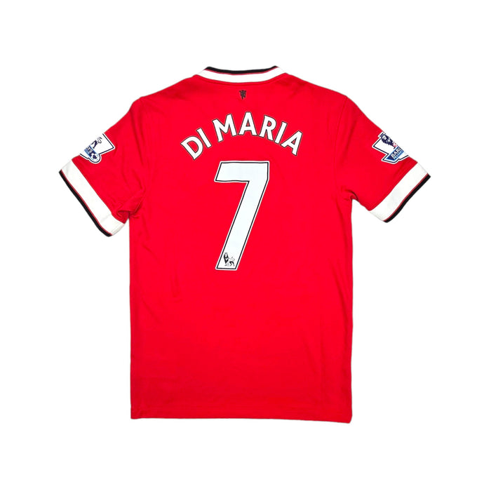 2014/15 Manchester United Home Football Shirt (S) Nike # 7 Di Maria - Football Finery - FF202319