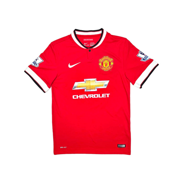 2014/15 Manchester United Home Football Shirt (S) Nike # 7 Di Maria - Football Finery - FF202319