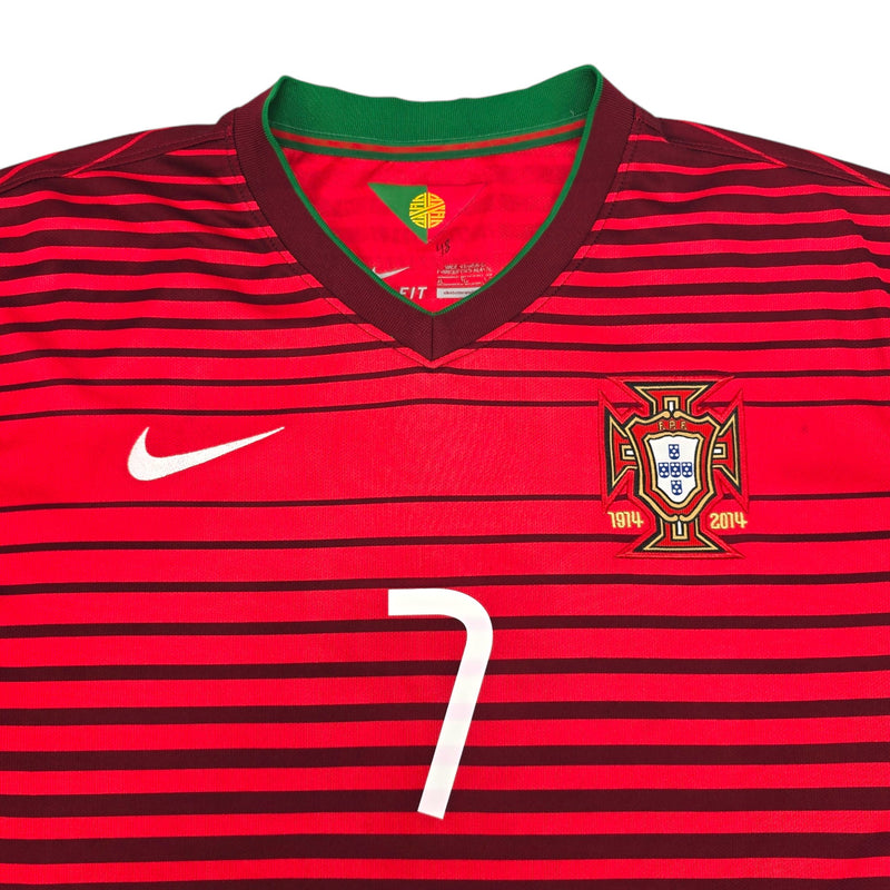 2014/15 Portugal Home Football Shirt (XL) Nike #7 Ronaldo - Football Finery - FF204314