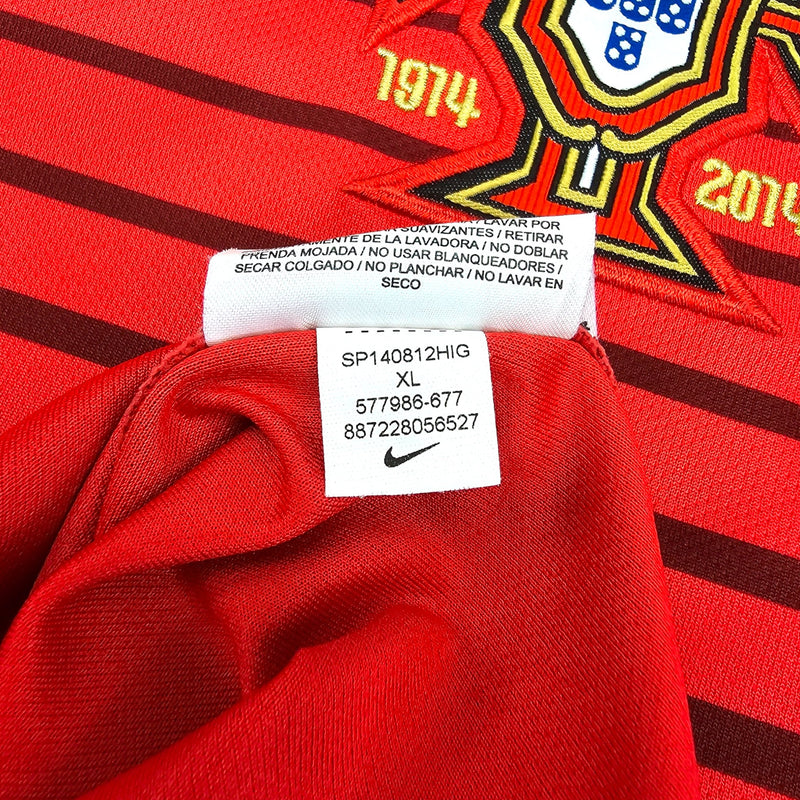 2014/15 Portugal Home Football Shirt (XL) Nike #7 Ronaldo - Football Finery - FF204314