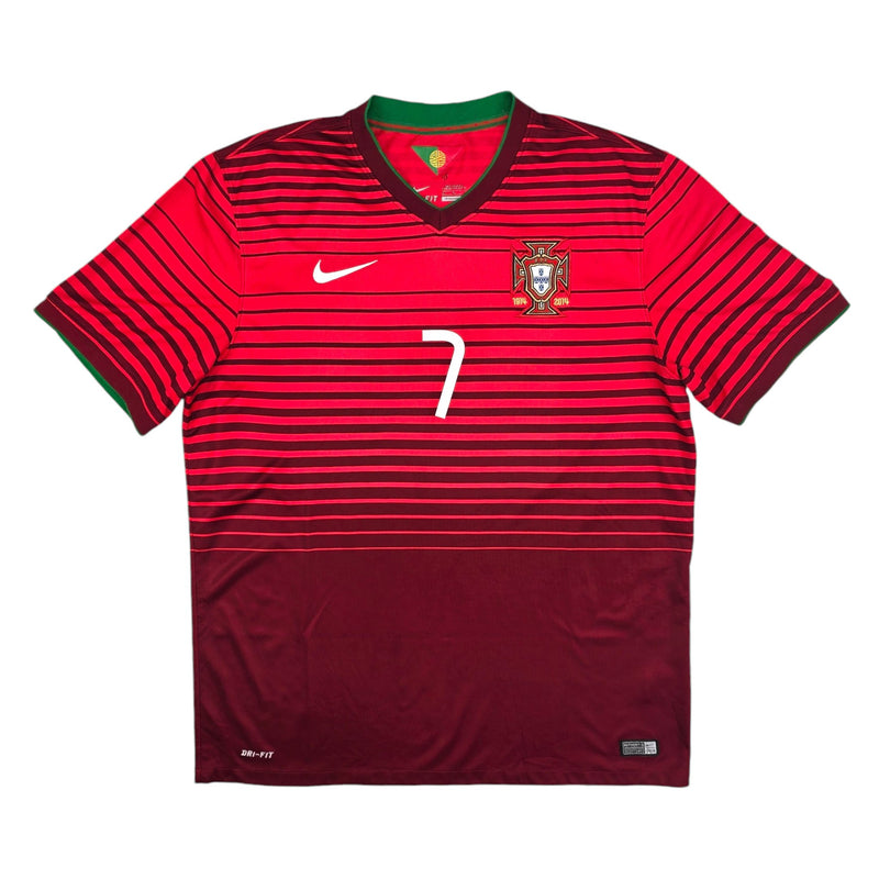 2014/15 Portugal Home Football Shirt (XL) Nike #7 Ronaldo - Football Finery - FF204314