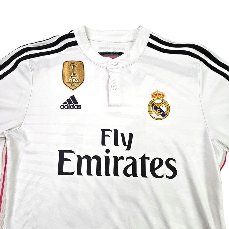 2014/15 Real Madrid Home Football Shirt (L) Adidas #10 James - Football Finery - FF203266