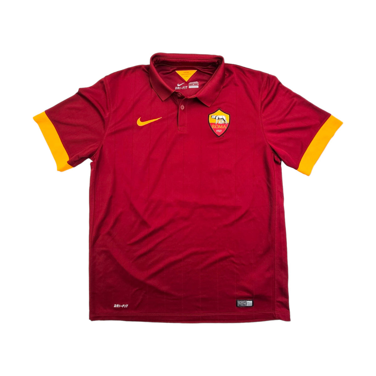 2014/15 Roma Home Football Shirt (L) Nike #10 Totti - Football Finery - FF203609