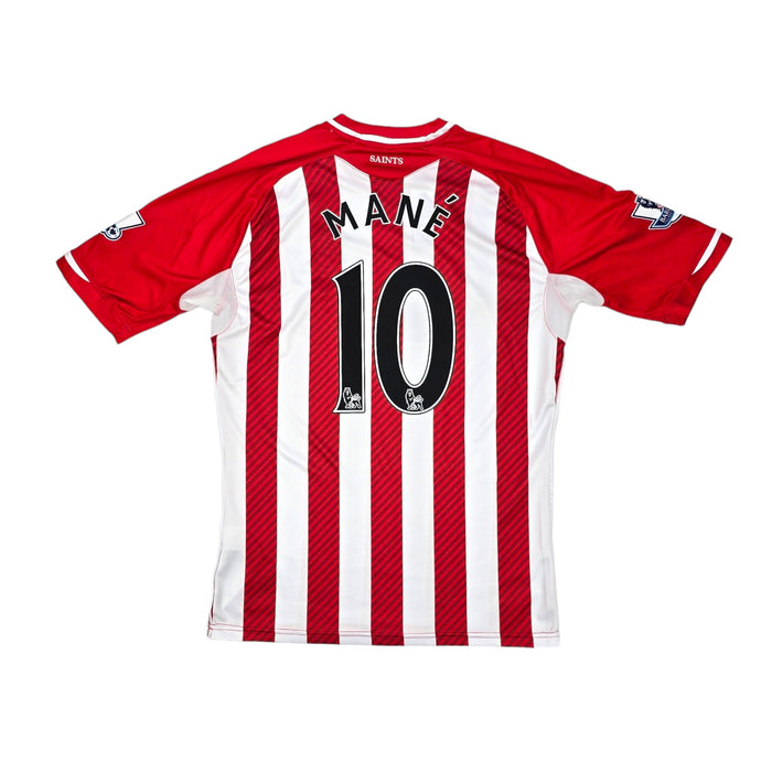 2014/15 Southampton Home Football Shirt (XL) Saints # 10 Mané - Football Finery - FF203312