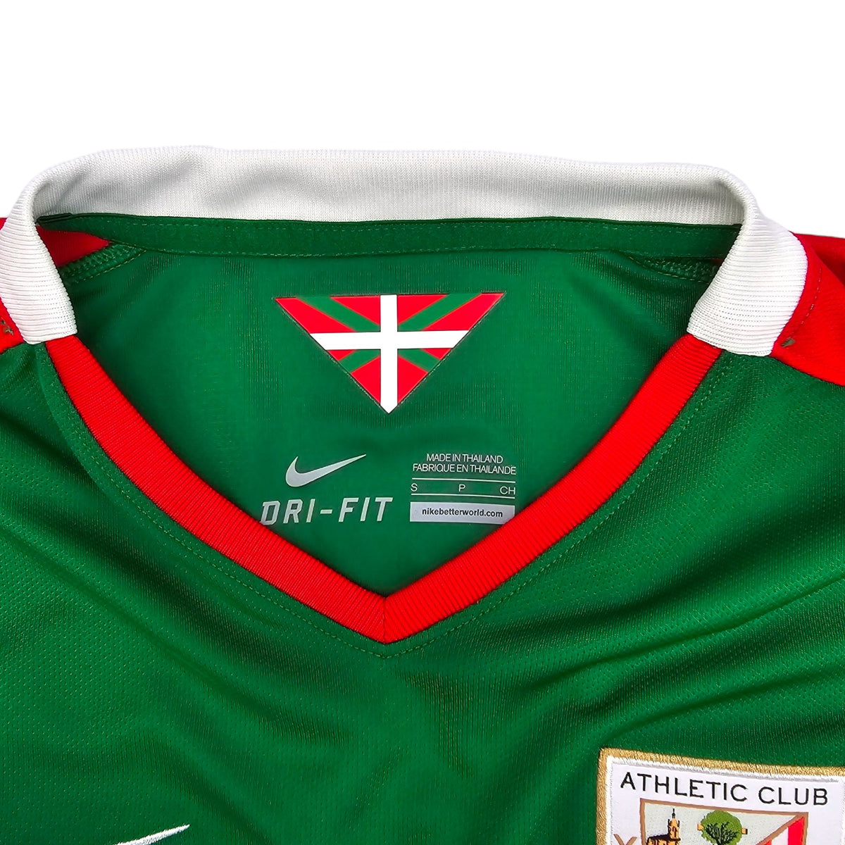 2014/16 Athletic Bilbao Away Football Shirt (S) Nike - Football Finery - FF204017