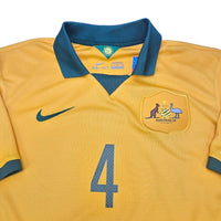 2014/16 Australia Home Football Shirt (XL) Nike #4 Cahill - Football Finery - FF202890