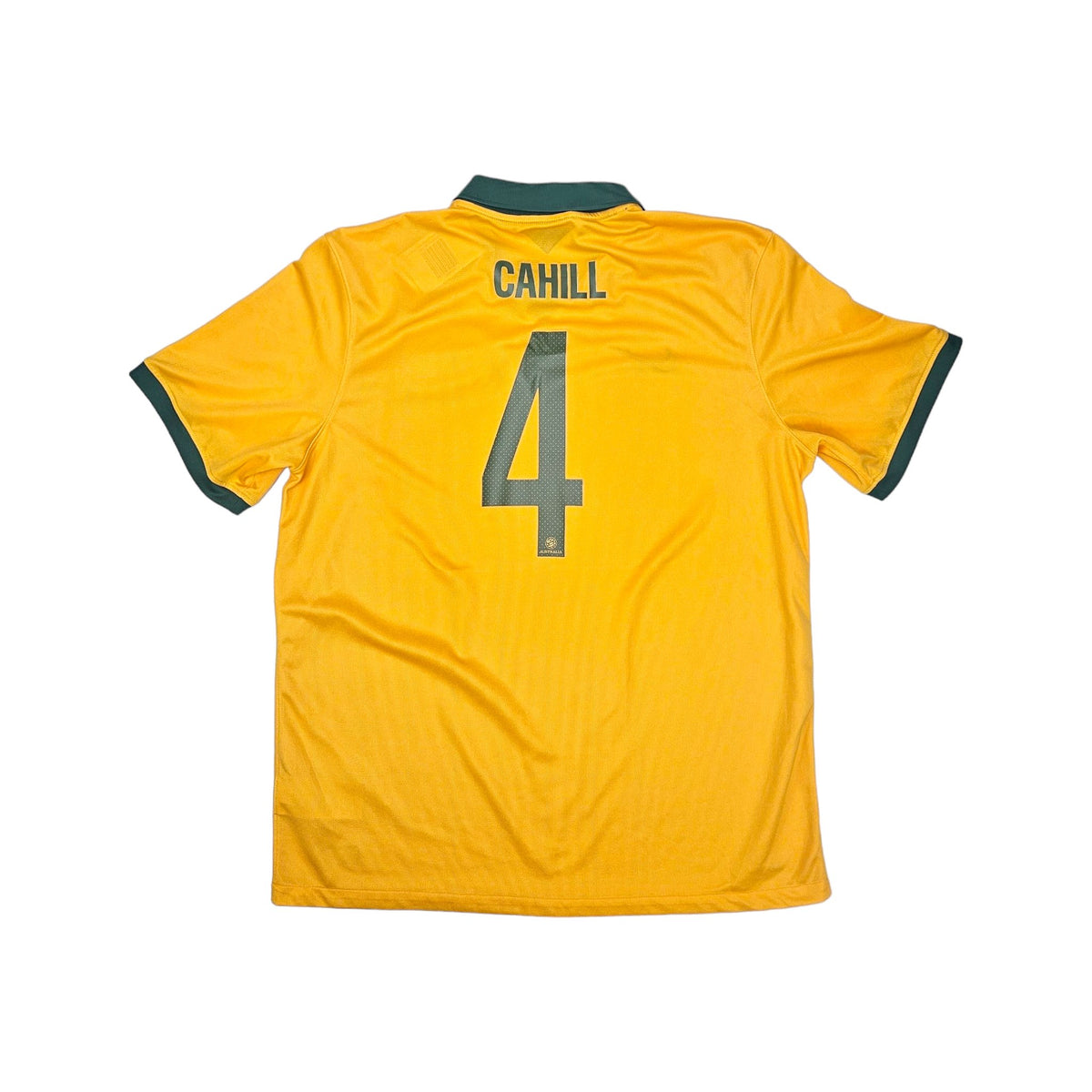 2014/16 Australia Home Football Shirt (XL) Nike #4 Cahill - Football Finery - FF202890