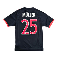 2015/16 Bayern Munich Third Football Shirt (S) Adidas #25 Muller - Football Finery - FF204268