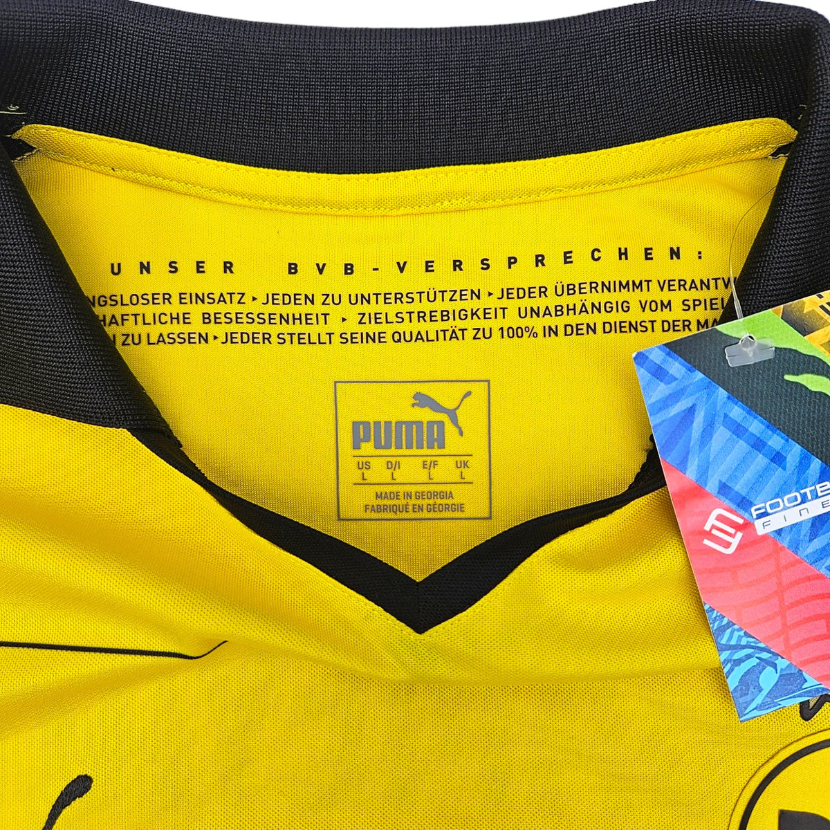 2015/16 Dortmund Home Football Shirt (L) Puma #17 Aubameyang - Football Finery - FF202311