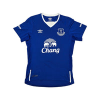 2015/16 Everton Home Football Shirt (S) Umbro #5 Stones - Football Finery - FF202335