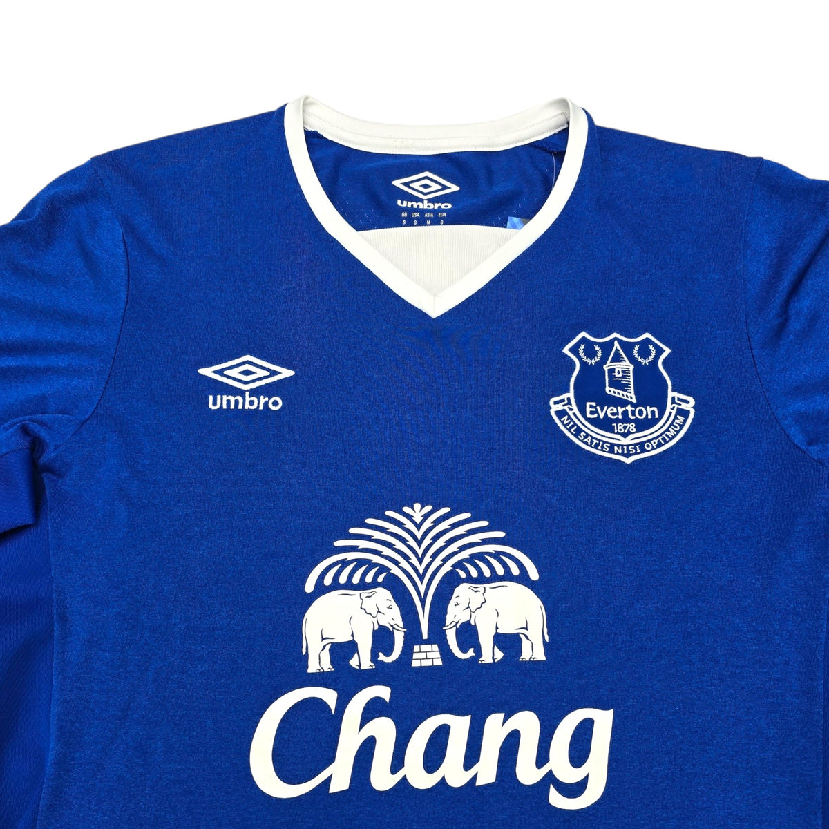 2015/16 Everton Home Football Shirt (S) Umbro #5 Stones - Football Finery - FF202335