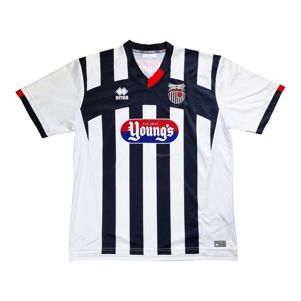 2015/16 Grimsby Town Home Football Shirt (2XL) Errea - Football Finery - FF203211