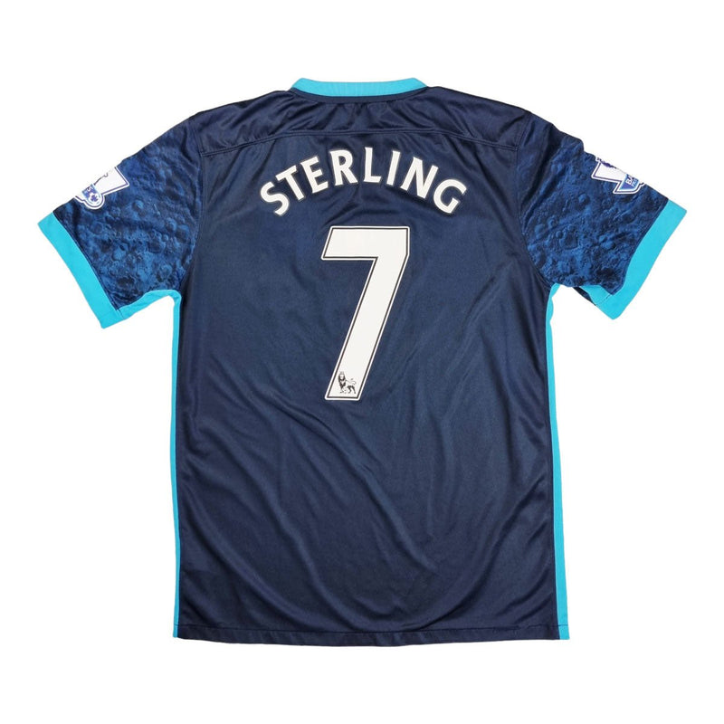 2015/16 Manchester City Away Football Shirt (M) Nike #7 Sterling - Football Finery - FF202362