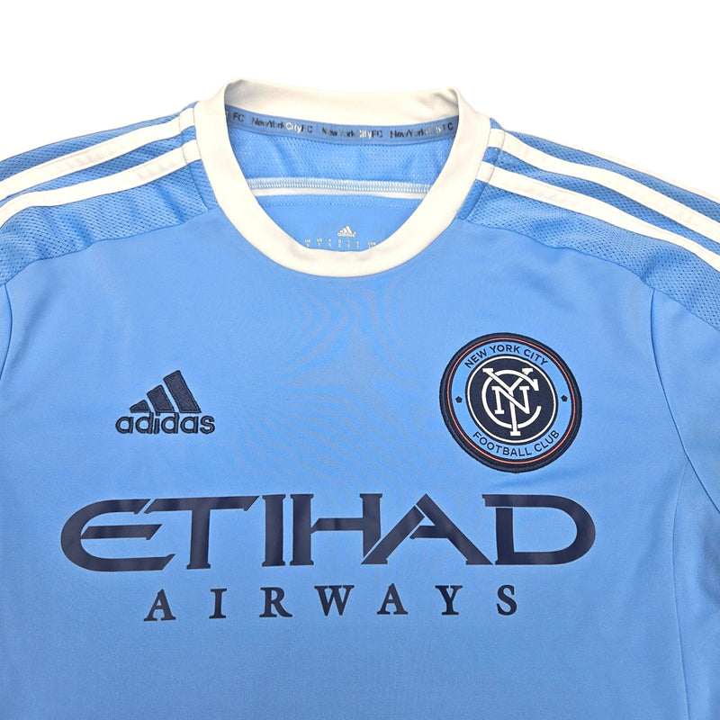 2015/16 New York City Home Football Shirt (S) Adidas #8 Lampard - Football Finery - FF203822