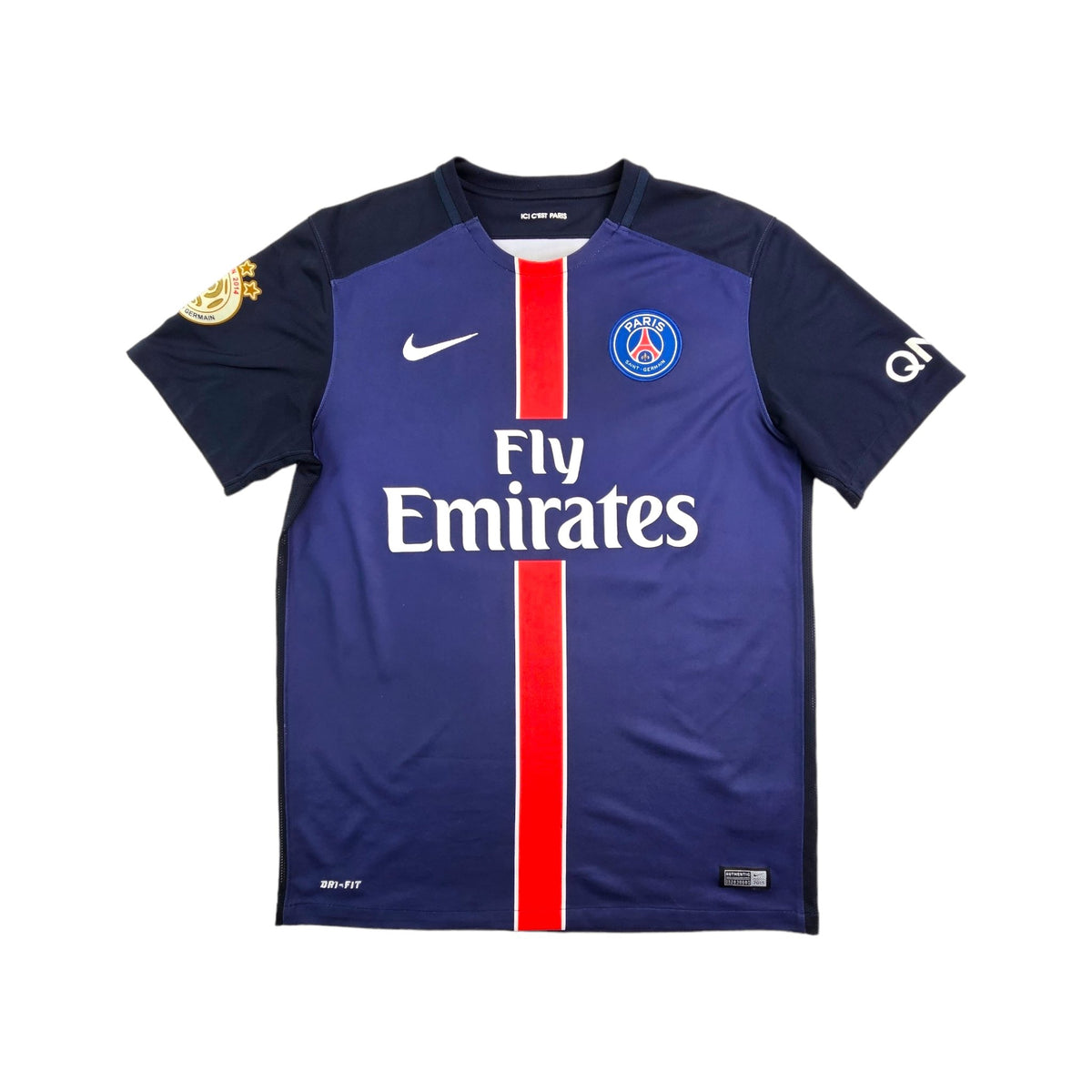 2015/16 PSG Home Football Shirt (M) Nike #10 Ibrahimovic - Football Finery - FF203592