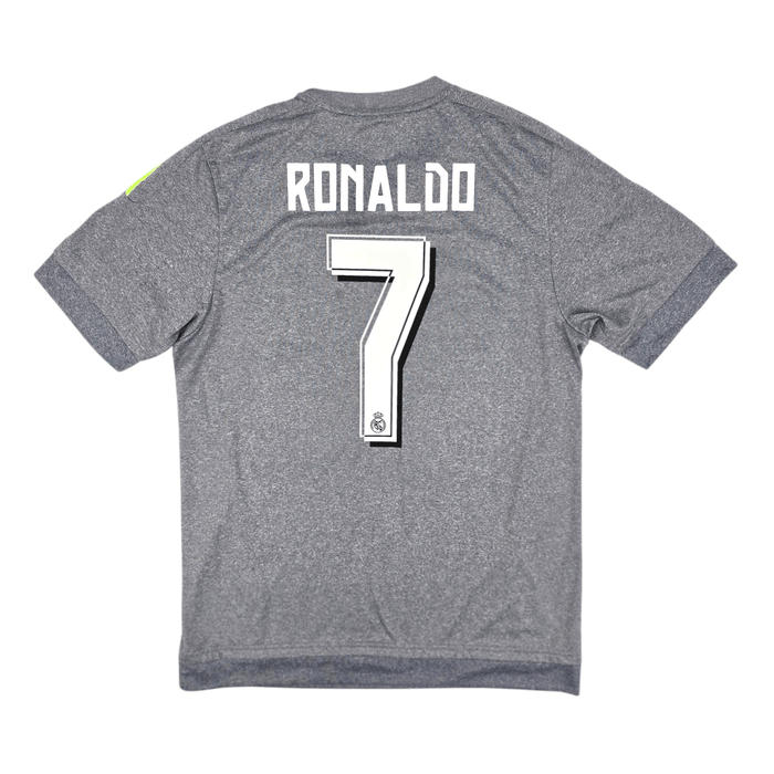 2015/16 Real Madrid Away Football Shirt (M) Adidas #7 Ronaldo - Football Finery - FF300163