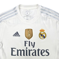 2015/16 Real Madrid Home Football Shirt (S) Adidas #7 Ronaldo - Football Finery - FF203936