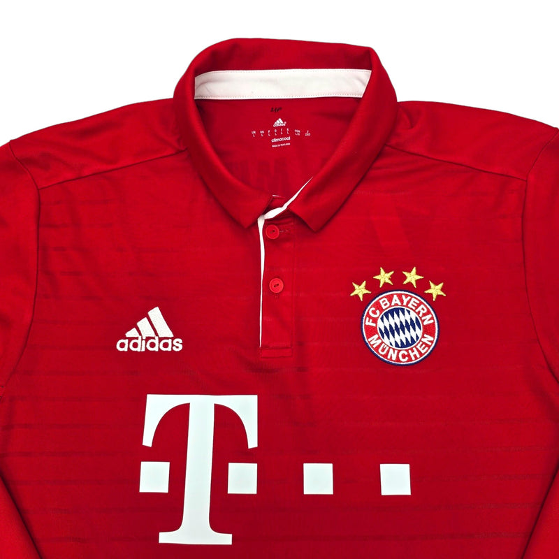 2016/17 Bayern Munich Home Football Shirt (L) Adidas #14 Alonso - Football Finery - FF203942