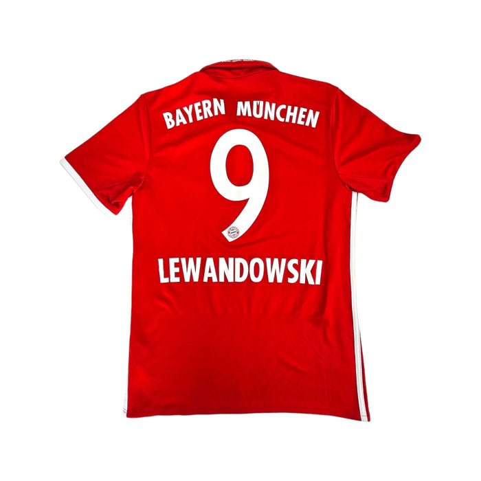 2016/17 Bayern Munich Home Football Shirt (S) Adidas # 9 Lewandowski - Football Finery - FF202887