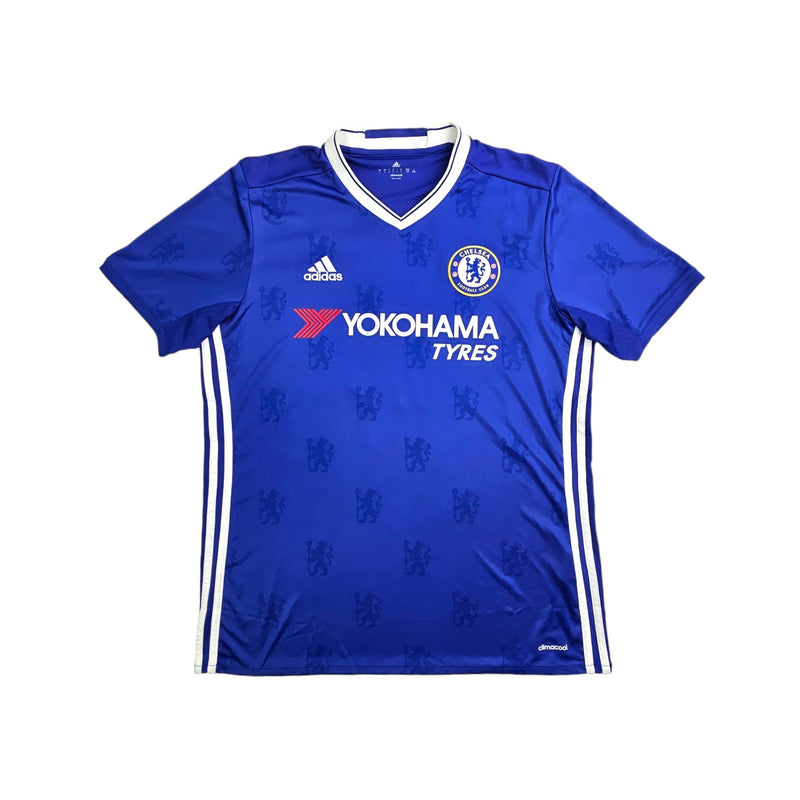 2016/17 Chelsea Home Football Shirt (L) Adidas #4 Fabregas - Football Finery - FF203567