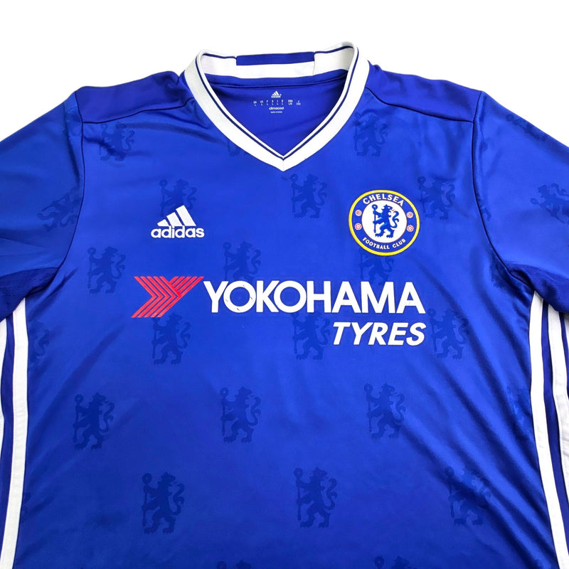 2016/17 Chelsea Home Football Shirt (L) Adidas #4 Fabregas - Football Finery - FF203567