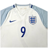 2016/17 England Home Football Shirt (M) Nike #9 Kane - Football Finery - FF203507