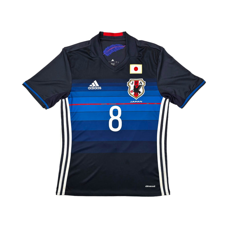 2016/17 Japan Home Football Shirt (S) Adidas #8 Haraguchi - Football Finery - FF203922