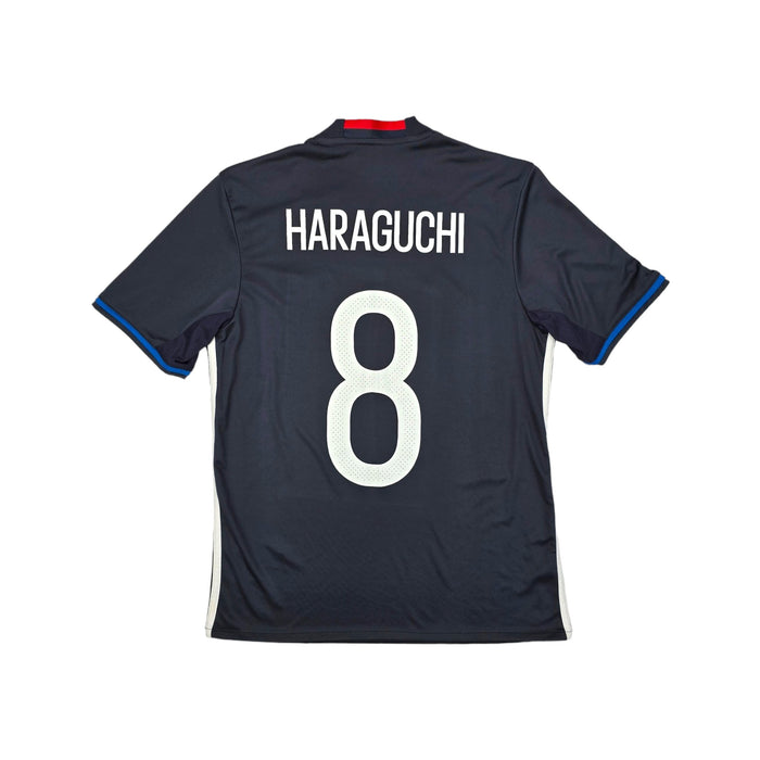 2016/17 Japan Home Football Shirt (S) Adidas #8 Haraguchi - Football Finery - FF203922