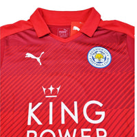 2016/17 Leicester City Away Football Shirt (S) Adidas #9 Vardy - Football Finery - FF202310