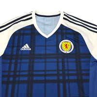 2016/17 Scotland Home Football Shirt (XL) Adidas - Football Finery - FF203845