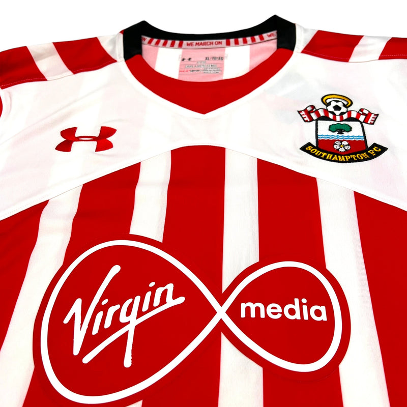 2016/17 Southampton Home Football Shirt (XL) Under Armour - Football Finery - FF203314