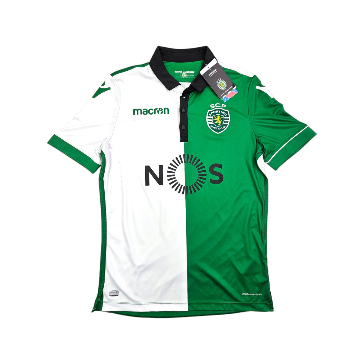 2016/17 Sporting Lisbon Home Football Shirt (M) Macron (BNWTs) - Football Finery - FF202820