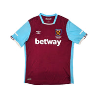 2016/17 West Ham United Home Football Shirt (XL) Umbro #41 Rice - Football Finery - FF203929