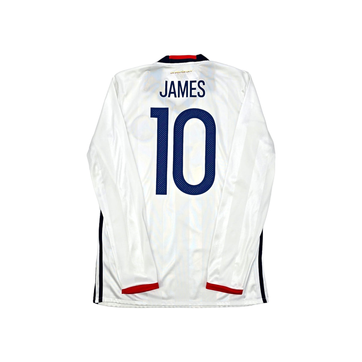 2016/18 Colombia Home Football Shirt (M) Adidas #10 James (Copa America) - Football Finery - FF203825