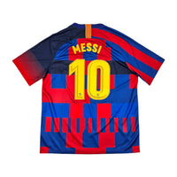 2017/18 Barcelona 'Anniversary Mash - Up' Football Shirt (XL) Nike #10 Messi - Football Finery - FF203491