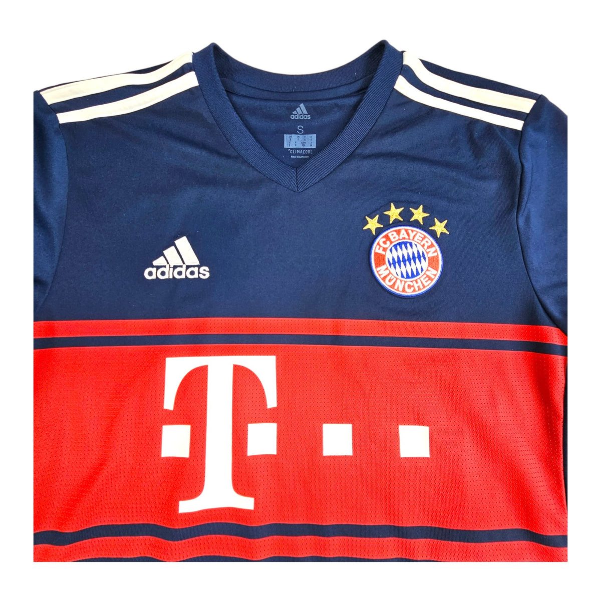 2017/18 Bayern Munich Away Football Shirt (S) Adidas #24 Tolisso - Football Finery - FF202599