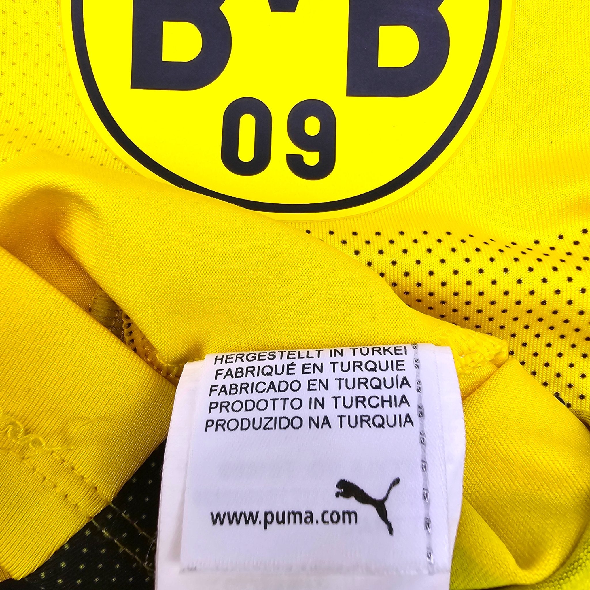 2017 18 Dortmund Home Football Shirt M Puma Player Version Football Finery